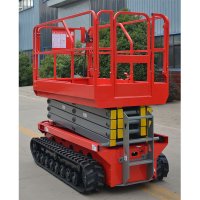 12m electric mobile crawler aerial lift platform