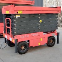 manual scissor lift with extension platform