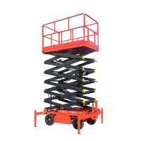 10m diesel construction towable articulated boom lift