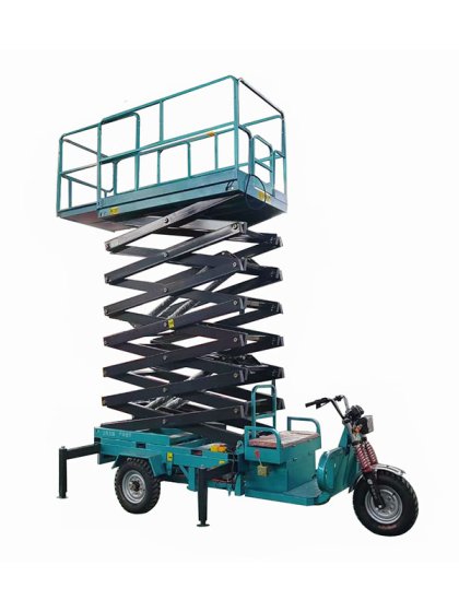 Electric Tricycle Scissor Lift Platform
