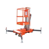 9m aerial work single mast one man basket lift