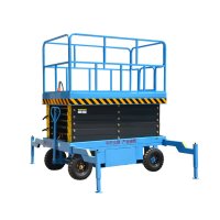 manual scissor lift with extension platform