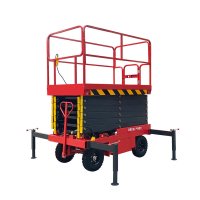 manual mobile hydraulic platform lift