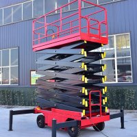 manual mobile hydraulic platform lift