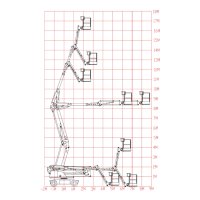 16m aerial work electric articulating boom lift