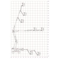 20m diesel long reach cherry picker