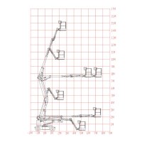 14m diesel construction aerial boom