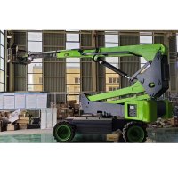 8m electric aerial wok telescopic boom lift