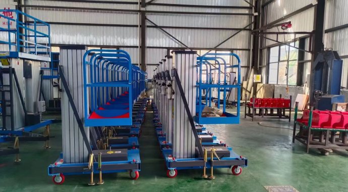 Why are electric aerial work platforms more energy-efficient than diesel ones?