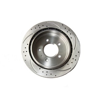 Front and Rear Disc Brake Rotors For 2003-2007 Cadillac CTS Standard Susp 25693146