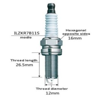 Spark plug Leader-ILZKR7B11S (6025)/7606 For Honda series