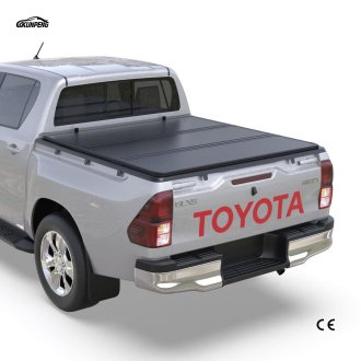 Truck Bed Covers 4X4 Accessories Folding Tonneau Cover Hard Tri Fold Bed Cover for Toyota Hilux Revo (复制)
