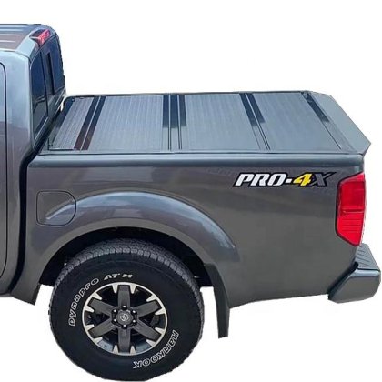Quad-Fold Tonneau Cover Aluminium Bed Cover for Dodge RAM 1500 2020 2021