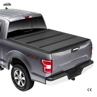 Folding Quad-Fold Tonneau Cover Truck Bed Cover Aluminum Tonneau Cover for Ford F150