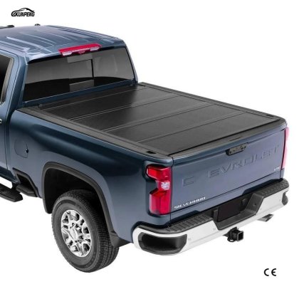 Truck Bed Covers Quad-Fold Tonneau Cover 4X4 Accessories Folding Tonneau Bed Cover