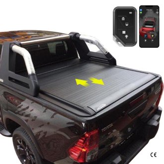 Truck Bed Electronic Aluminum Roller Lid Tonneau Cover for Toyota Hilux Revo 1.5cab