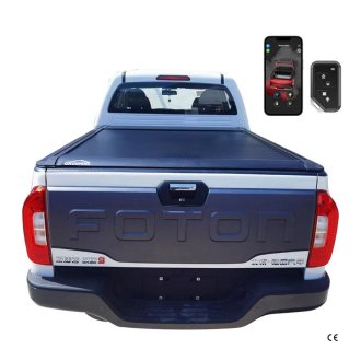 Hard Roll-up Pickup Truck Bed Tonneau Covers Truck Rear Cargo Bed Cover for Foton Tunland