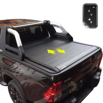 Truck Bed Cover Aluminum Hard Retractable Pickup Electric Tonneau Cover for Toyota Hilux Revo 2005-2023
