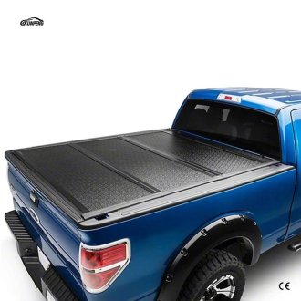 Improved Security Foldable 4-Panel Pickup Tonneau Cover Four-Fold Quad-Fold Hard Tonneau Cover for Toyota Hilux