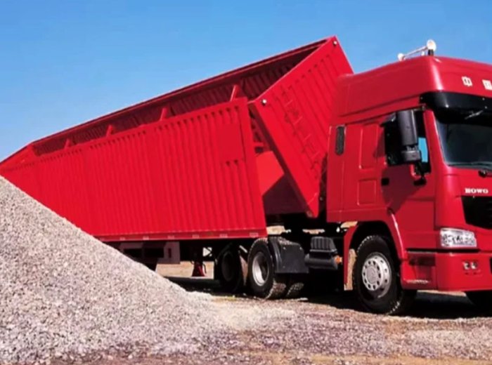 Side Tipping Semi Trailer 