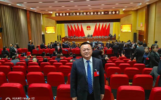 Liu Baode, chairman of our company, participated in the local People's Congress as an excellent enterprise representative