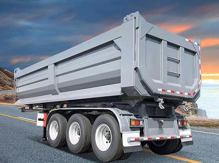 rear dump semi trailer
