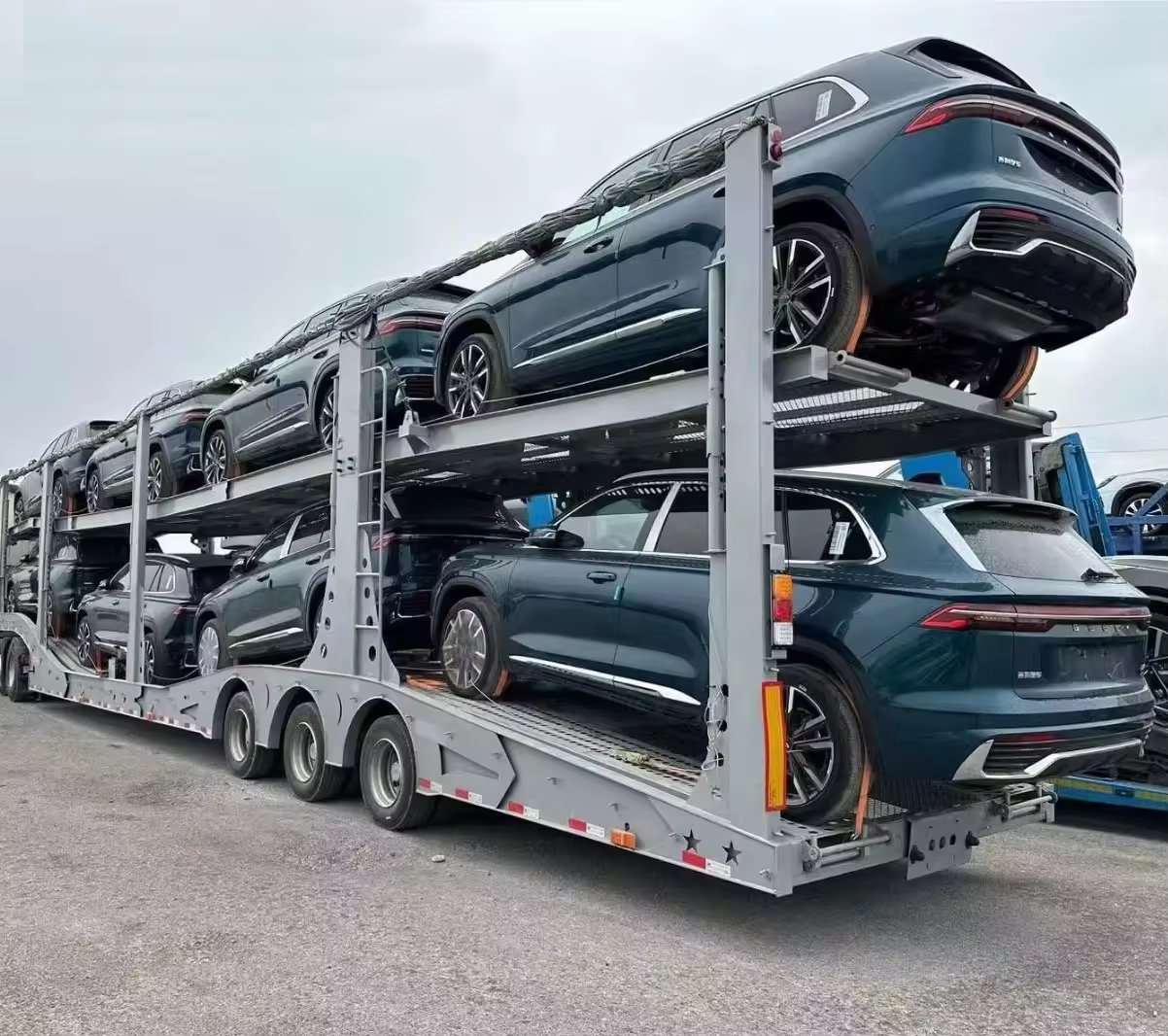 car transport semi trailer