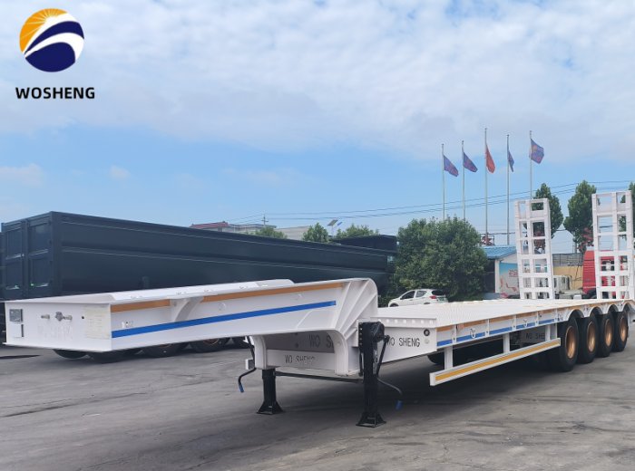  Lowbed Semi Trailer Drop Deck