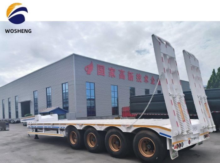 Heavy Duty Lowbed Semi Trailer