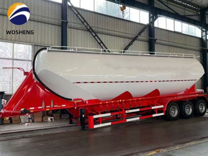 Powder Tank Semi Trailer | Dry Bulk Material Transport Solution