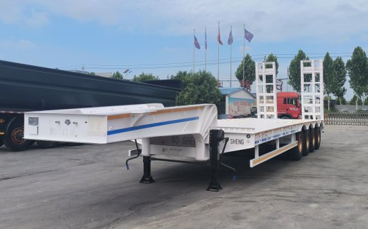 4-axle 13m lowbed trailer for sale in Côte d'Ivoire