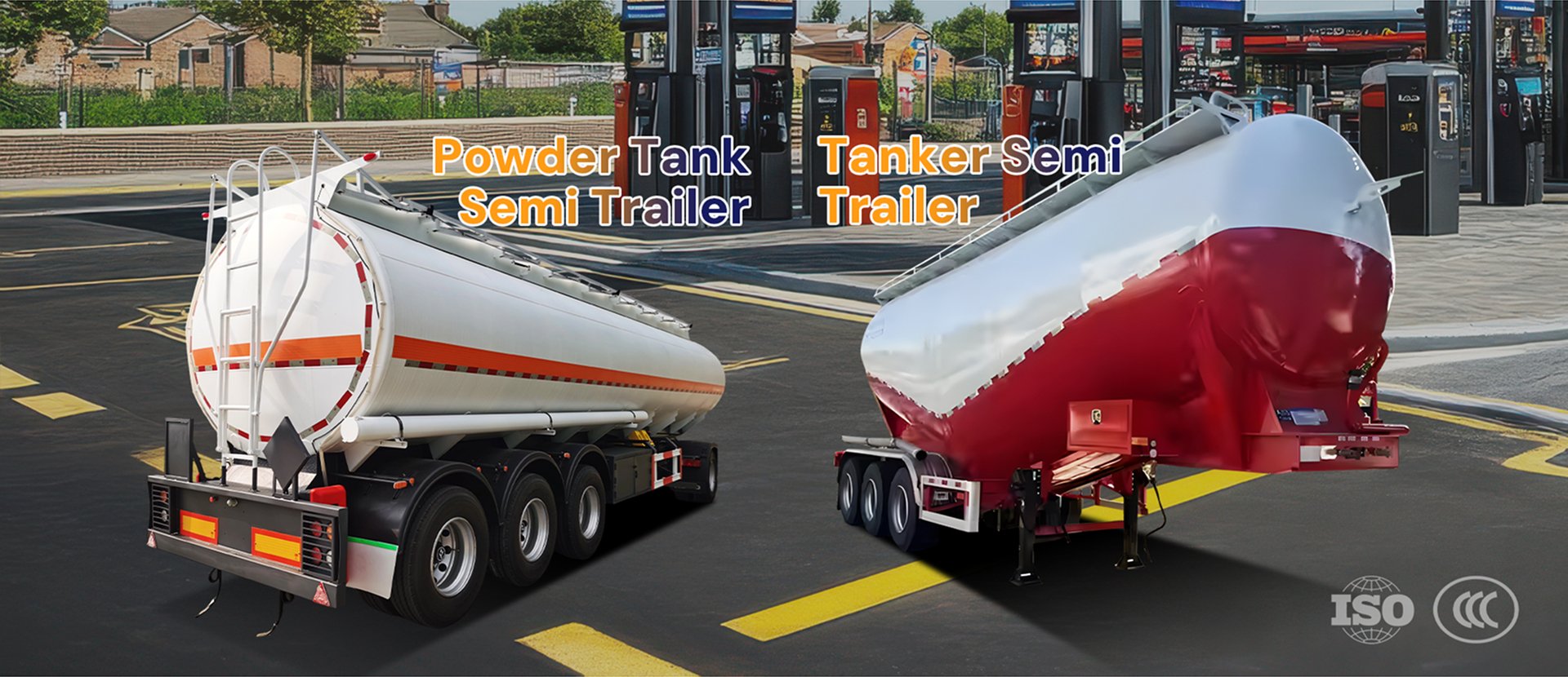 Tanker semi trailer