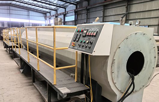 Used HDPE Pipe Extrusion Machine 450mm ABA Three Layers