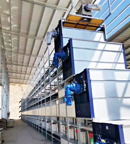 Chicken manure air-drying equipment