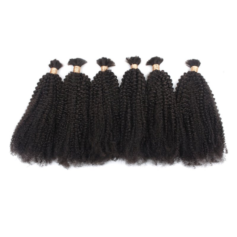 20in 1b# Afro Kinky Bulk Hair