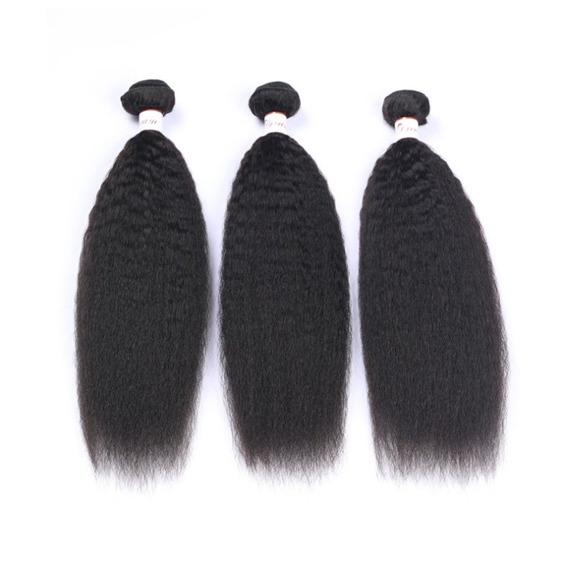 Virgin Hair A+ Kinky Straight Hair Bundles