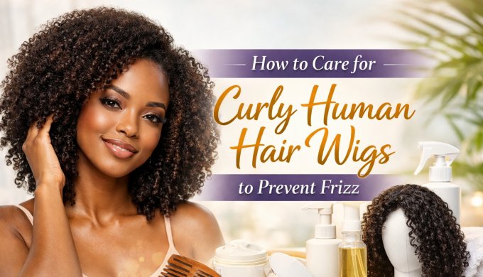 How to Care for Curly Human Hair Wigs to Prevent Frizz
