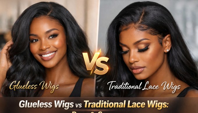 Glueless Wigs vs Traditional Lace Wigs: Pros & Cons