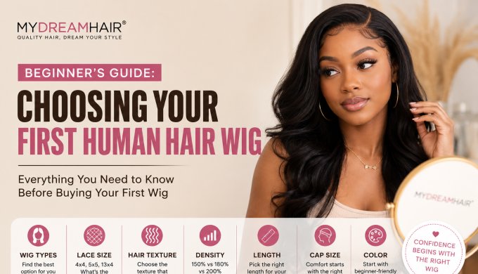 Beginner’s Guide: Choosing Your First Human Hair Wig