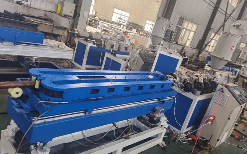 Plastic Heterotype Corrugated Pipe Extrusion line