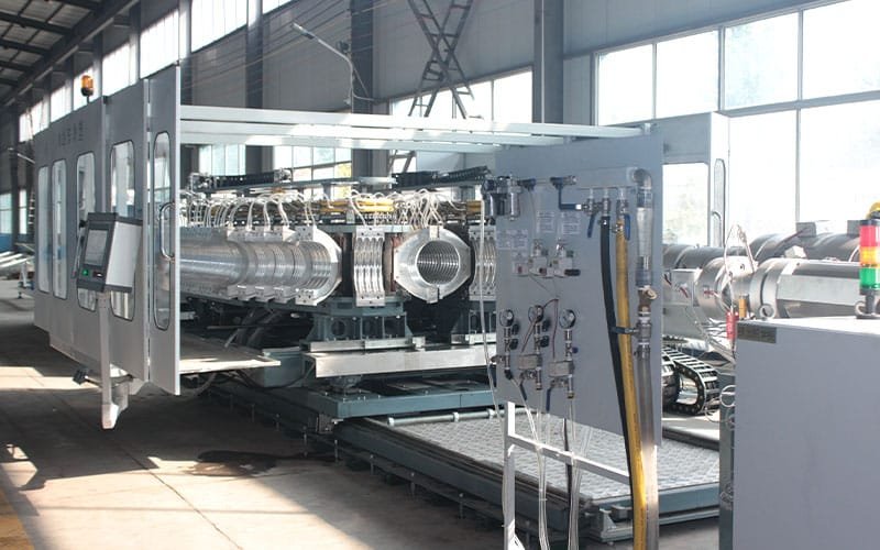 Big Size High Speed Water Cooling Double Wall Corrugated Pipe Machinery