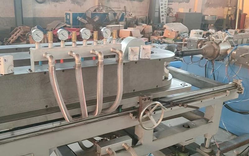 High Speed Single Wall Corrugated Pipe Extruder Line