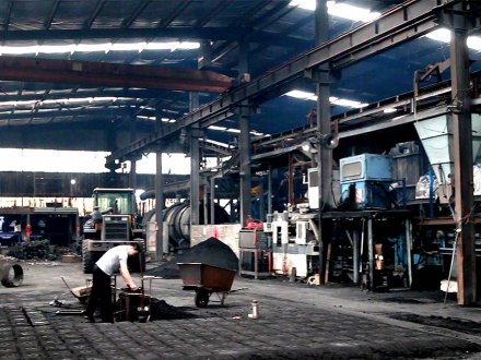 Artificial sand casting