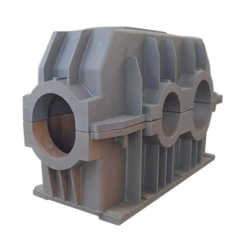 Precision ductile iron reducer housing casting for mining gearbox