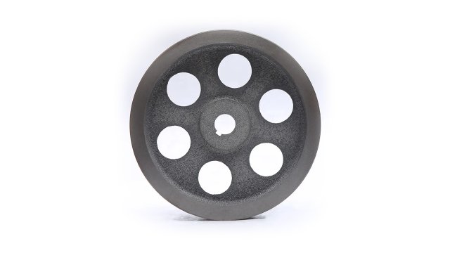 Function of cast iron belt pulleys