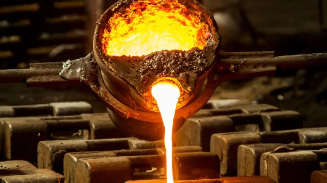 What is the casting process of casting steel?