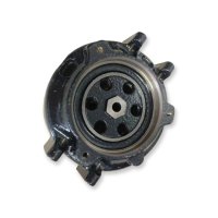 Machined industrial metal component