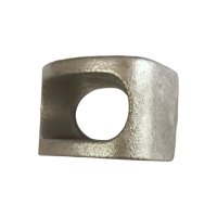Ductile iron square block with round hole