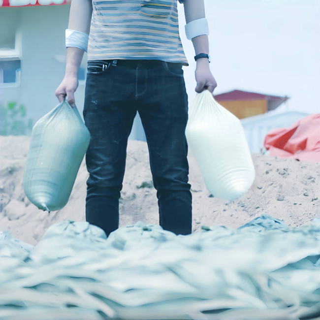 Why customize SGGLOBAL heavy-duty UV resistant Polypropylene PP Woven sandbags for flood control, construction, mining,mineral and military purposes?