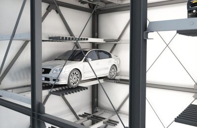 Buy Steel structure multi storey parking garage